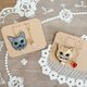 猫さん刺繍と2色のジューシーいちごピアスandイヤリング ♡の画像