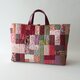 patchwork tote [L]の画像