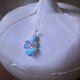 平然とした情熱　K10 Larimar/Opal necklaceの画像