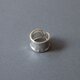 Karen silver ring / 槌目B