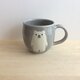 シロクマのマグ（グレーマット）