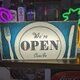【Mサイズ】OPEN フレンチ イタリアン 洋食 レストラン カフェ バー 店舗 看板 置物 雑貨 ライトBOXの画像