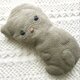 くまのメガネケース（グリーンギンガム）の画像