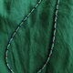 SV・K10 lapis lazuli・green agate Long Necklaceの画像