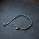 -Green opal- silver braceletの画像