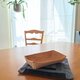 TOKOGAWA tray　 床革トレイ・ステッチ　長方形　№0000の画像