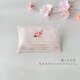 蝦夷の山桜｜手刺繍＆手仕立てのソフトリネンポケットティッシュケースの画像