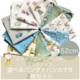 インド ブロックプリント バンダナ ハンカチ52cm角 選べるお得な4枚セットB (25%off)の画像