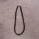 Black Onyx Plane Necklace／ブラックオニキス 2連ネックレス（Round）