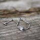 -Herkimer diamond・Kyanite- silver braceletの画像