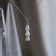 シルバーSサイズ　Tiny tree necklace　ツリーネックレス　星　クォーツ　クリスマスツリーの画像