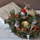ライト付＊サンタ達のクリスマスリングarrangeの画像