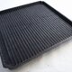 【注文製作】入隅  我谷盆 栗 30×30×2.5cm 墨染め ダークグレー濃い目の画像