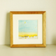 原画「夕刻のひととき（2）」※木製額縁入り(18×18㎝フレーム）の画像