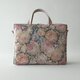 rose print leather bag [beige]の画像