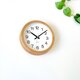 KATOMOKU muku clock 16 オーク km-108OA 掛け時計 木製 小さいの画像