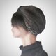 ターバンなヘアバンド　黒ペイズリー　送料無料の画像