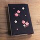 手刺繍のブックカバー『梅花』【受注制作】の画像