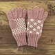 【ゆん様オーダー品】北欧伝統柄の５本指手袋（ピンク×ホワイト）片方のみの画像