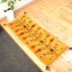 ペルシャ　ギャッベ　ミニランナー　ラグ　118x45cm 黄金色　ザクロの実　RJ13364sの画像
