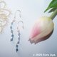 *桜スキップ*アクアマリンとピンクトルマリンの春ピアス