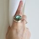 [アゲハ蝶のラブラドライト]ringの画像
