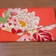 レトロ振袖の豪華な花を活かしたポーチ　絹の画像