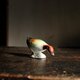 細かな手描き◆made in HUNGARY　ハンドメイド鳥のオブジェ　インテリアオブジェ　ビンテージ　可愛いの画像