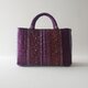 PURPLE FRANCE RIBBON MINI STANDARD BAGの画像