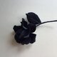 黒のミニ薔薇の画像