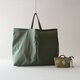 tulip nylon charm & eco bag [green]