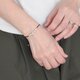 Karen silver bracelet / omusubi 紐ブラックの画像