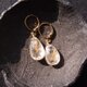 Rutilated Quartz Drop Earrings／ルチルクォーツ ドロップ フレンチピアスの画像