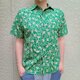 半袖和柄シャツ（猿唐草模様）の画像