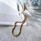 NM49-【 MONET 】モネ・ヴィンテージネックレス 1980s Gold Tone Screw Chainの画像