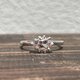 モルガナイト　しずく　0.73ct　フェミニンな爪留め　シルバーSV925リングの画像