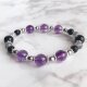 【再販20点以上】即効性◎いじめや人間関係の悩みを吹き飛ばす アメジスト パワーストーン  天然石 ブレスレット No18