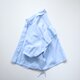 back frill wide shirt ( linen/blue chambray )の画像