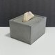 卓上テッシュケース コンクリート製/無印良品対応サイズ