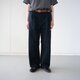 FRECKLE｜twill cotton linen/tack pants/phantom/size1.2