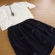 白絣（木綿）のブラウスの画像