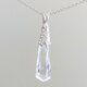鉱物の表情＊white amethyst 925 lace pendantの画像