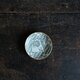 桜と月◆緑で可愛い。印判小皿　antiques/骨董　丁寧な暮らし　古道具　古民家　明治〜大正期の画像