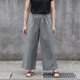 【即納】高品質 ソフトでナチュラルな風合い 西脇産 ダンガリー ワイドイージーパンツ(ブラック・黒)ポケット コットン
