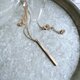 N288-ヴィンテージロングネックレス・U.S.A. 1980s Gold Tone Slender Bar