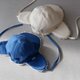 ベビー＆キッズ帽子　デニムのもこもこファーハット