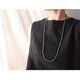 Green jade Necklace／グリーンジェード ロングネックレス