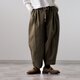 新色/オールシーズン◎/サーカスパンツ《カーキ》