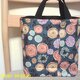 オックス北欧調まる花の布合わせトートバック