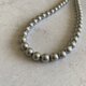 Vintage Pearls Necklacesシルバーグレーパール 47.5cm（アクリルプラパール）ネックレス